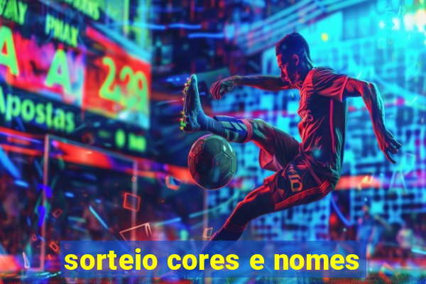 sorteio cores e nomes