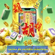 cartas de suicidio completas