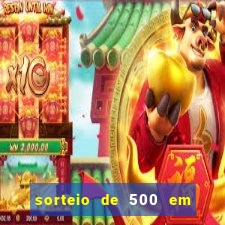 sorteio de 500 em cash toda segunda feira novibet