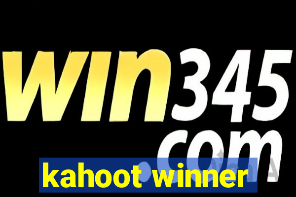 kahoot winner