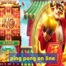 ping pong on line