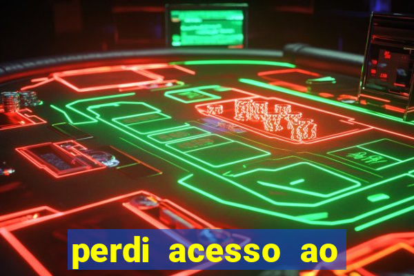 perdi acesso ao google authenticator