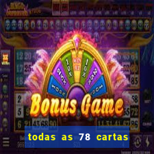 todas as 78 cartas do tarot