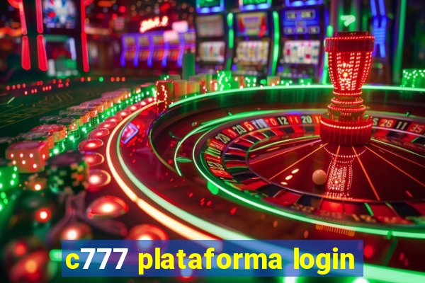 c777 plataforma login