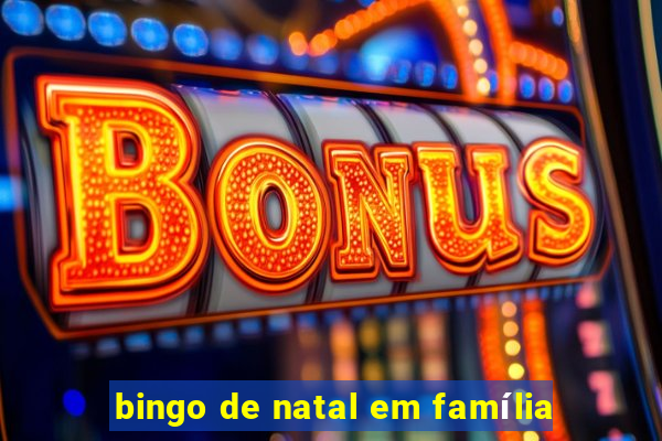 bingo de natal em família