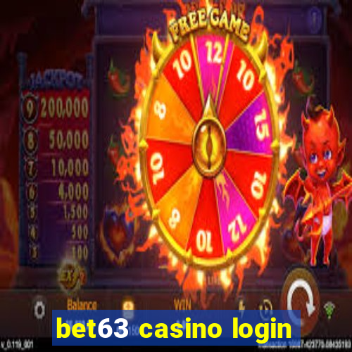 bet63 casino login